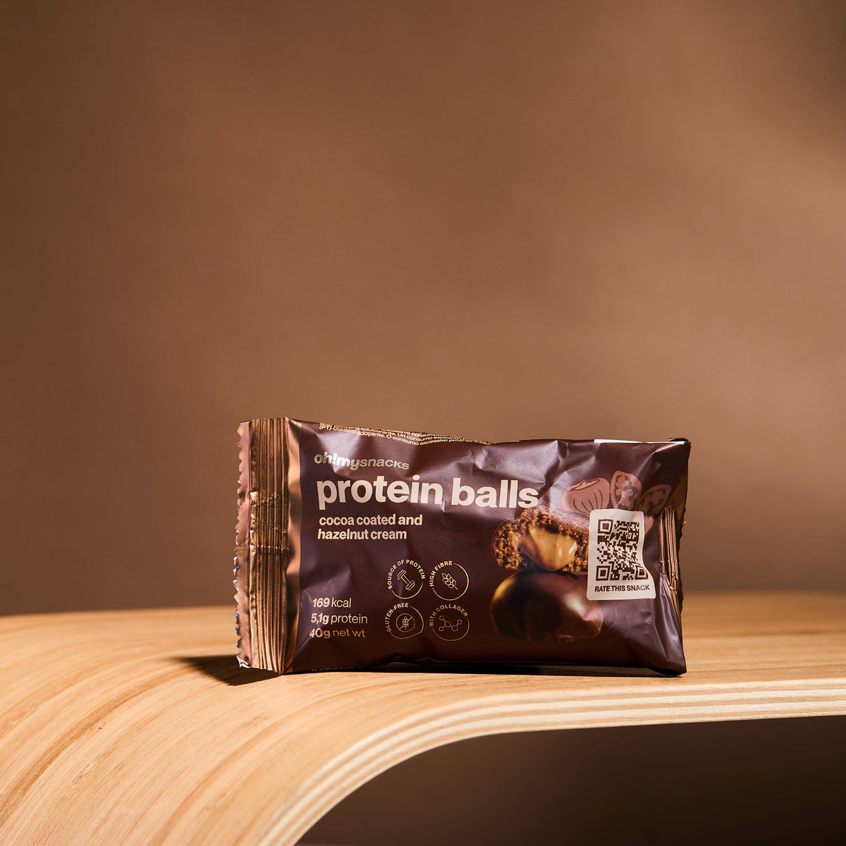 Cocoa Coated Protein Balls Hazelnut Cream packet