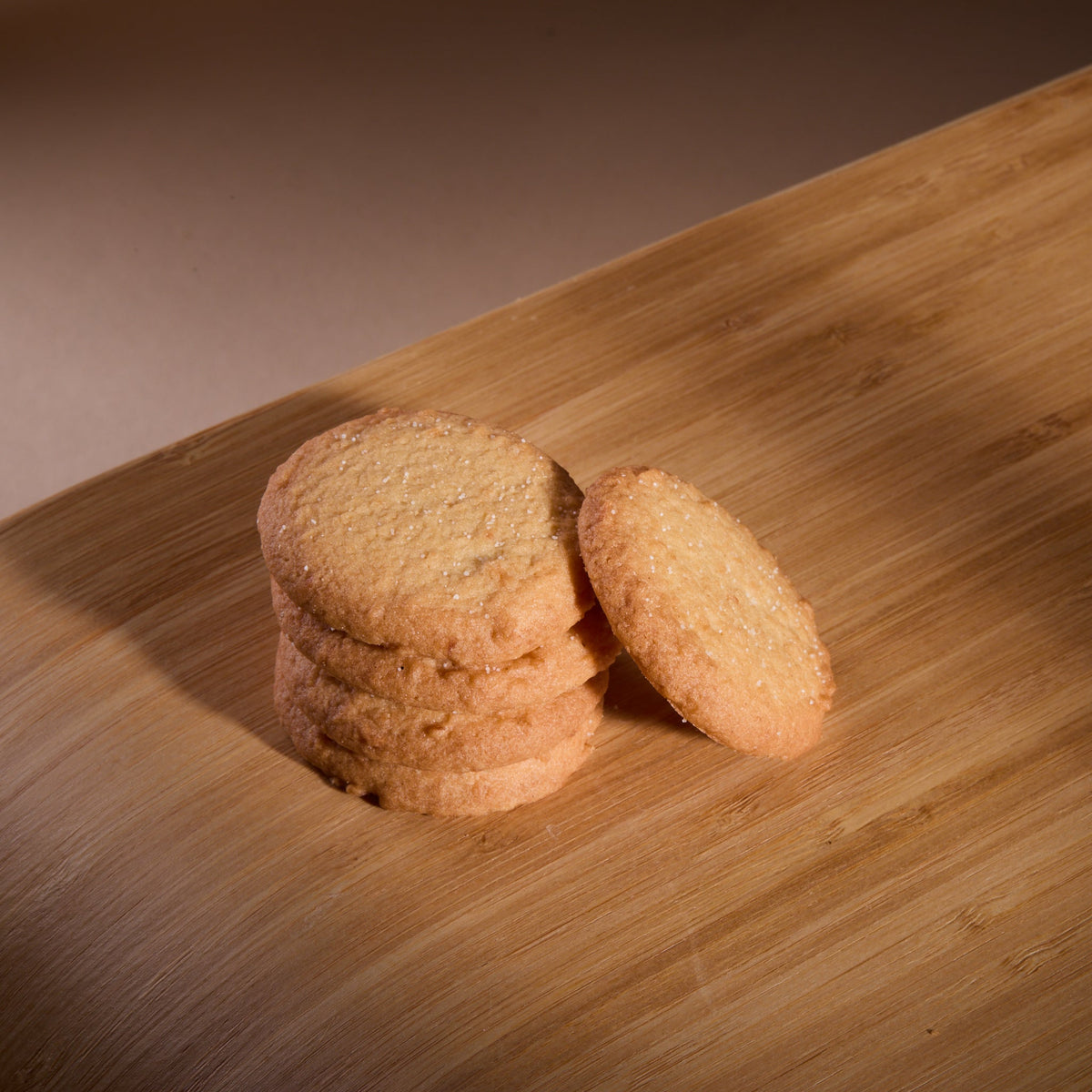 Coconut Cookies on a wooden board