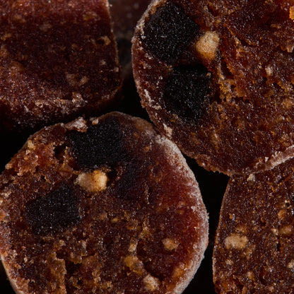 Close-up of Fruit Balls Raspberry
