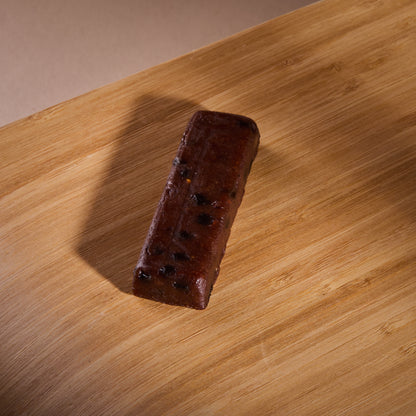 Intense Fruit Bar Orange on a wooden board