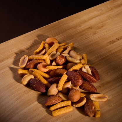 Nuts Mexican Mix on a wooden board