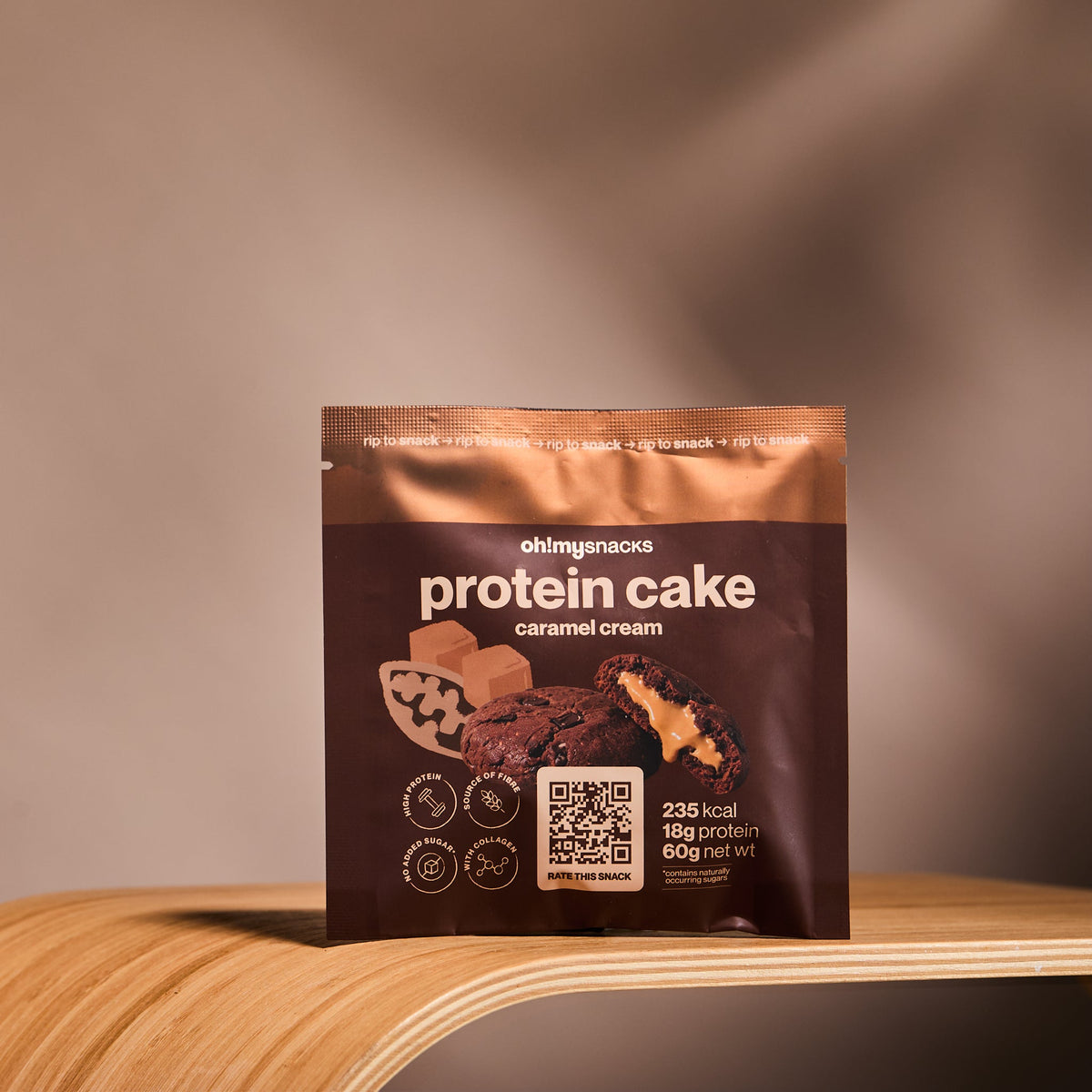 Protein Cake Caramel Cream packet