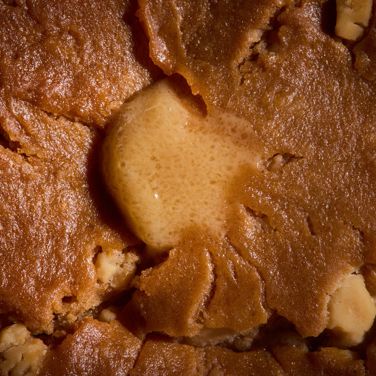 The texture of Protein Cake Caramel Cream
