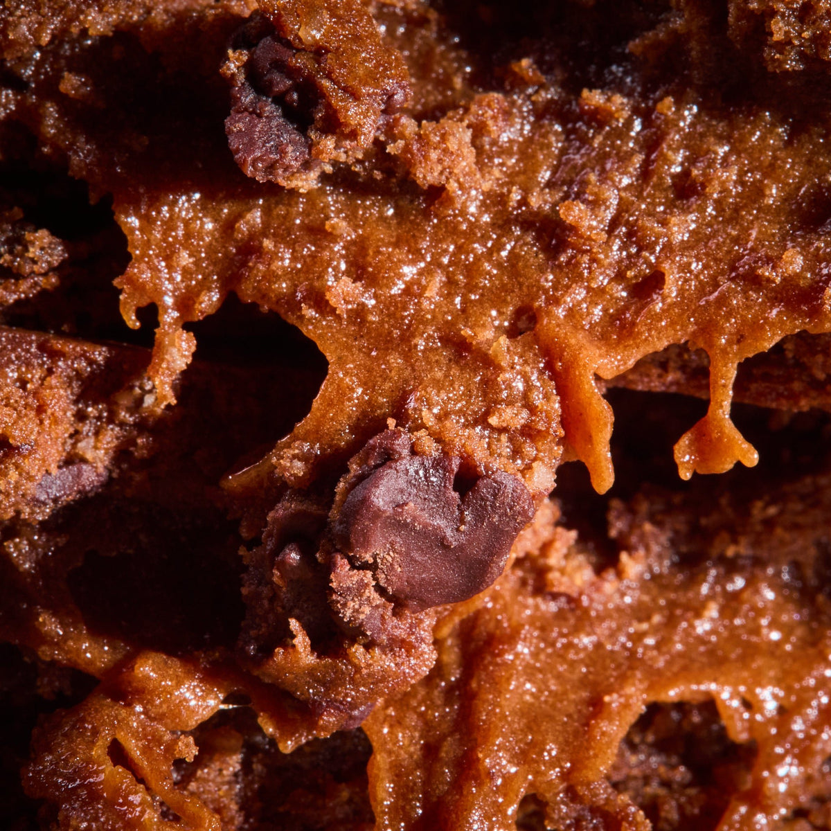Bizcocho Proteico con Crema de Cacao en primer plano