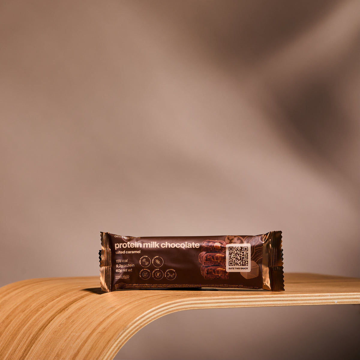 Protein Milk Chocolate with Salted Caramel packet