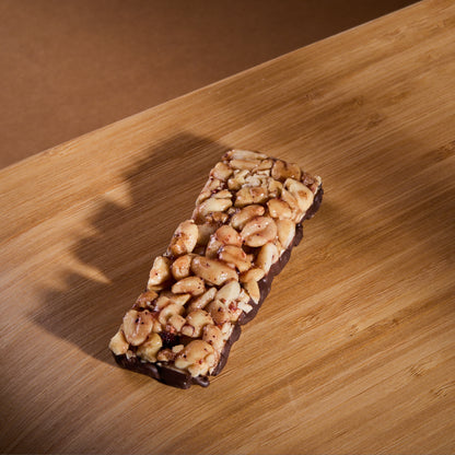 Protein Nuts Berries on a wooden board