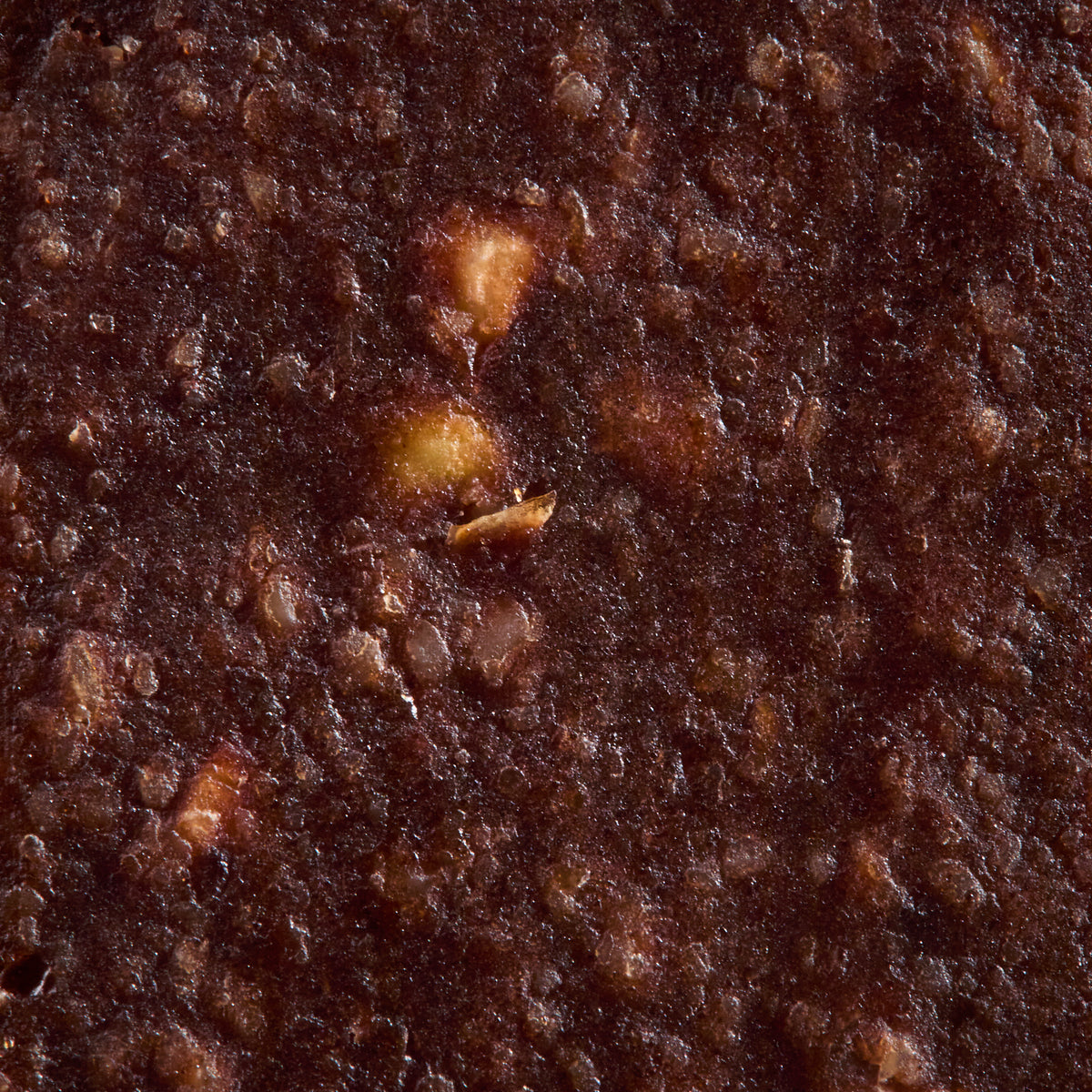Close-up of Raw Bar Crunchy Almond and Chocolate