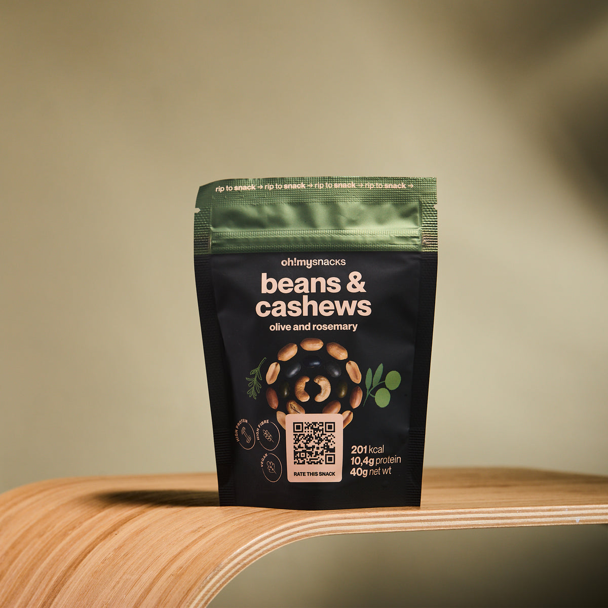 Salty Fusion Beans Olive packet