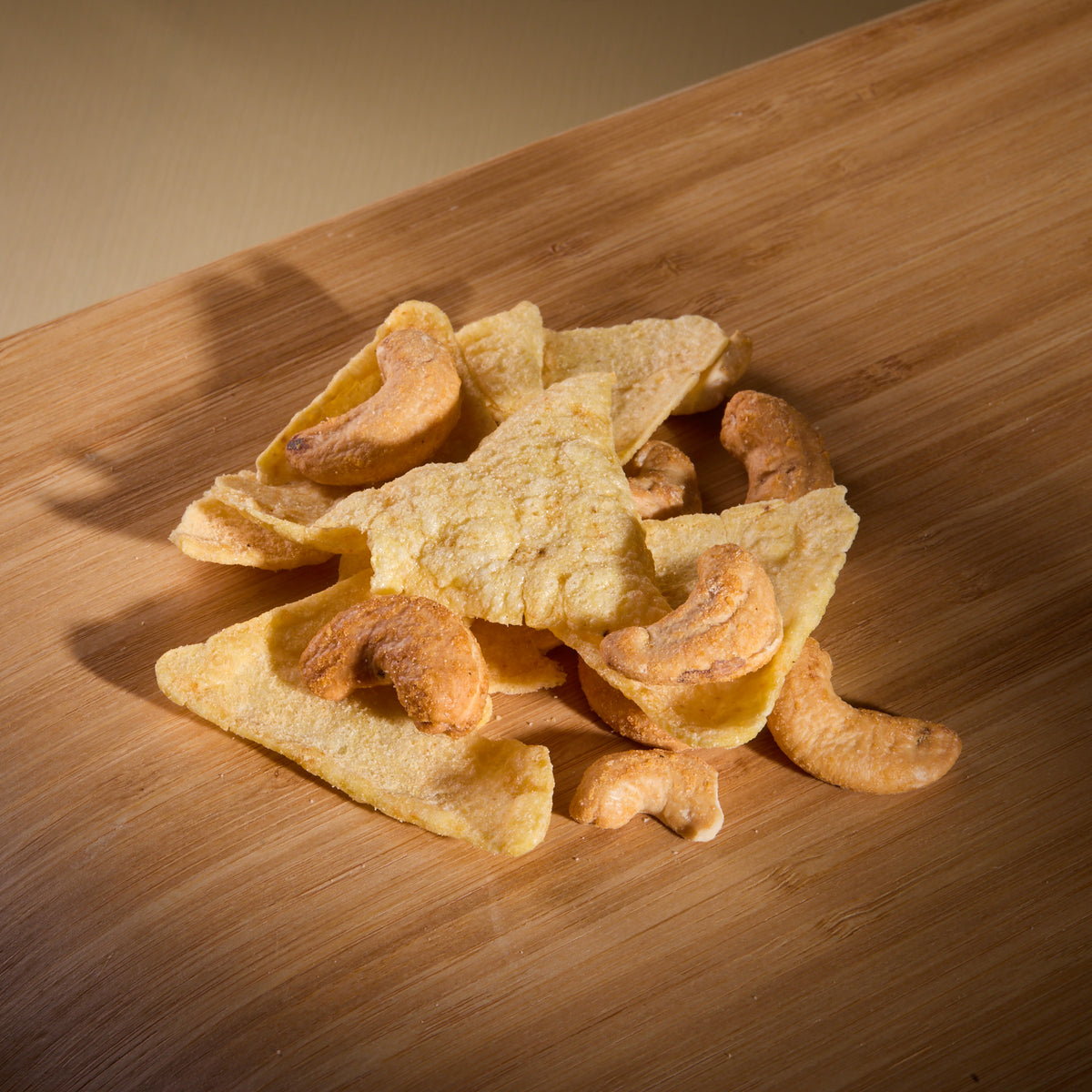 Salty Fusion Cheese Addicted Tortilla on a wooden board