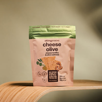 Salty Fusion Cheese Olive Tortilla packet
