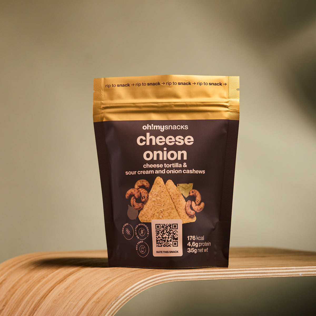 Salty Fusion Cheese Onion Tortilla packet