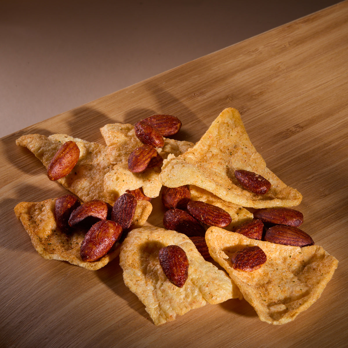 Spicy Fusion Hot Mediterranean on a wooden board