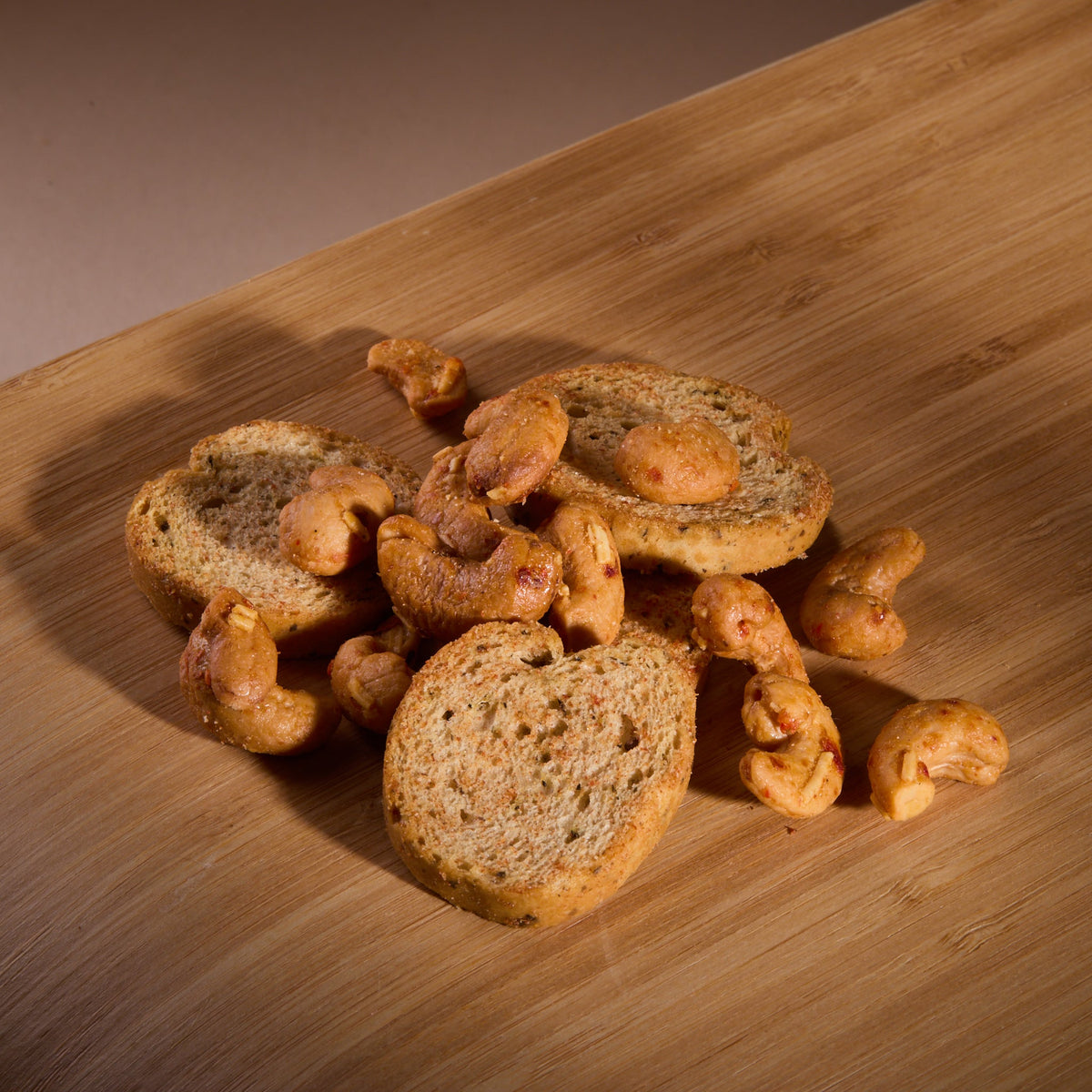 Spicy Fusion Tomato Cheese Chilli on a wooden board