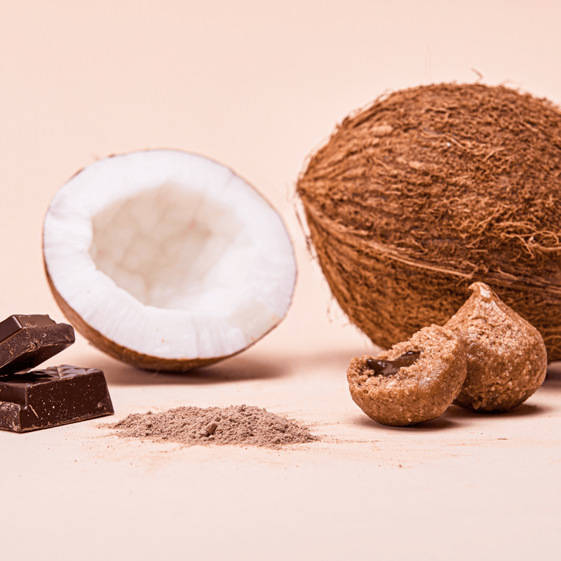 Protein Balls With Coconut And Cocoa Cream