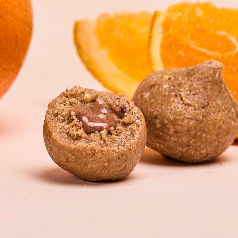 Protein Balls With Orange And Almond Cream