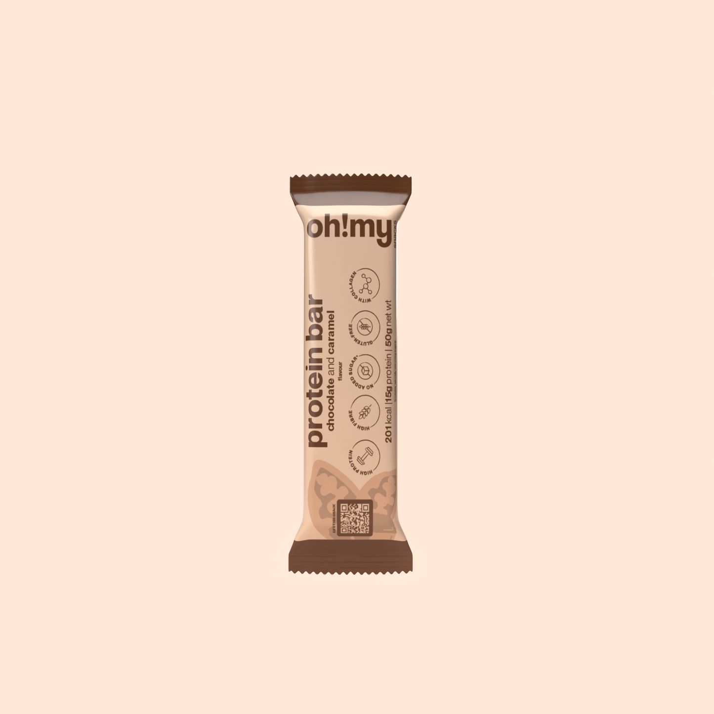 Protein Bar Chocolate and Caramel - Oh!My Snacks