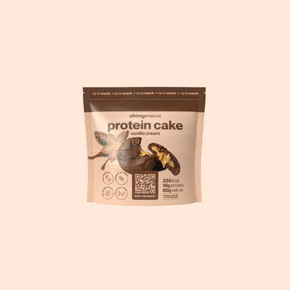 protein cake vanilla cream - Oh!My Snacks