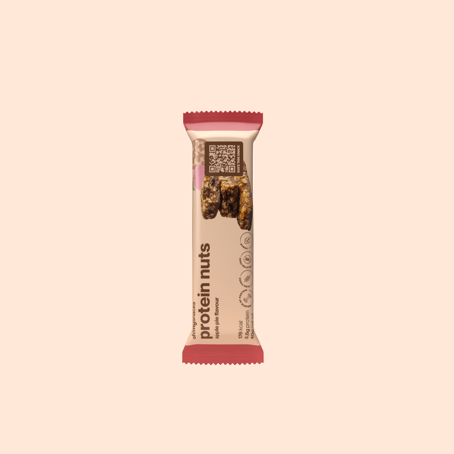 protein nuts apple pie - Oh!My Snacks
