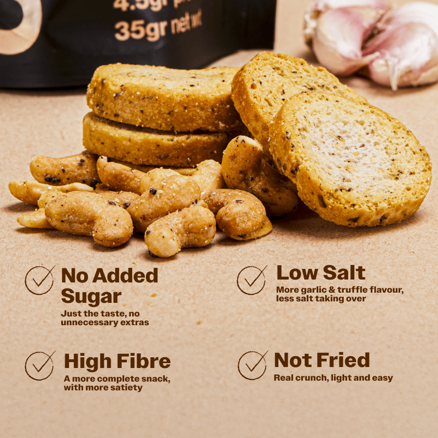 Salty Fusion Garlic Truffle - Oh!My Snacks