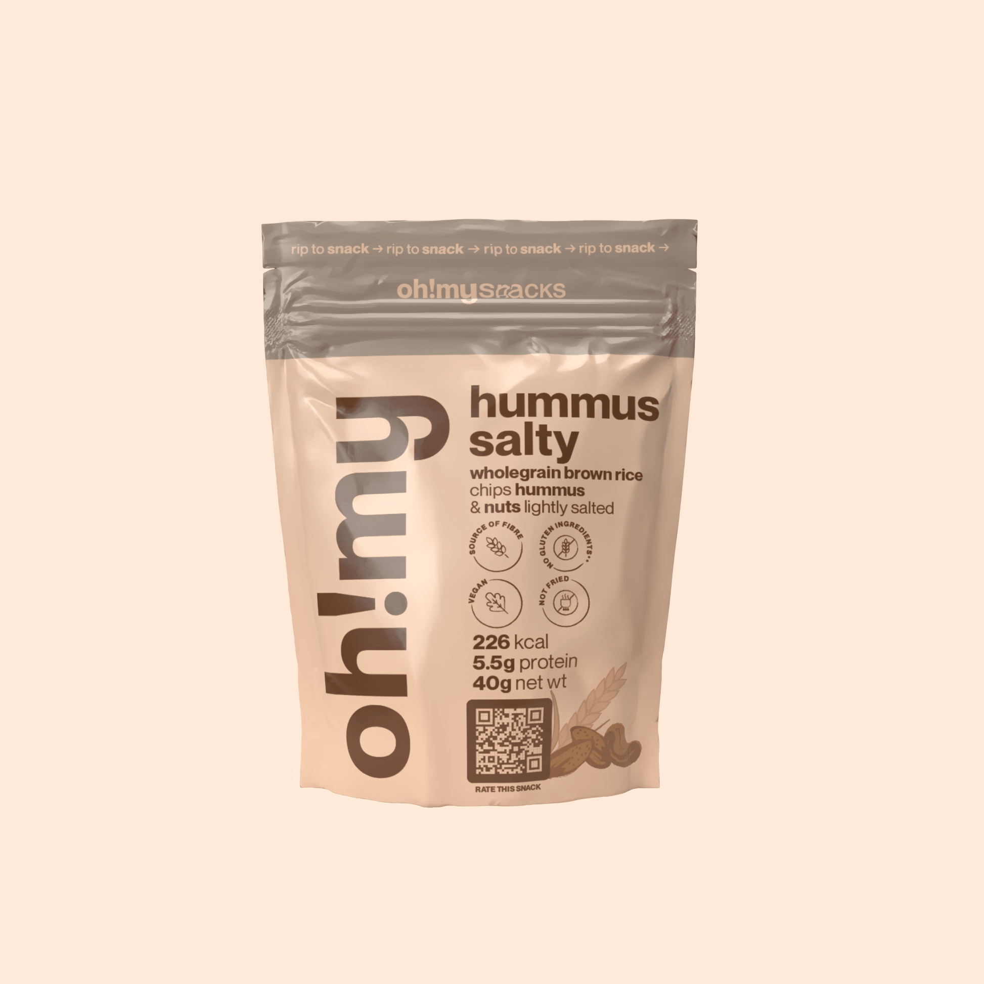 salty fusion hummus salty - Oh!My Snacks