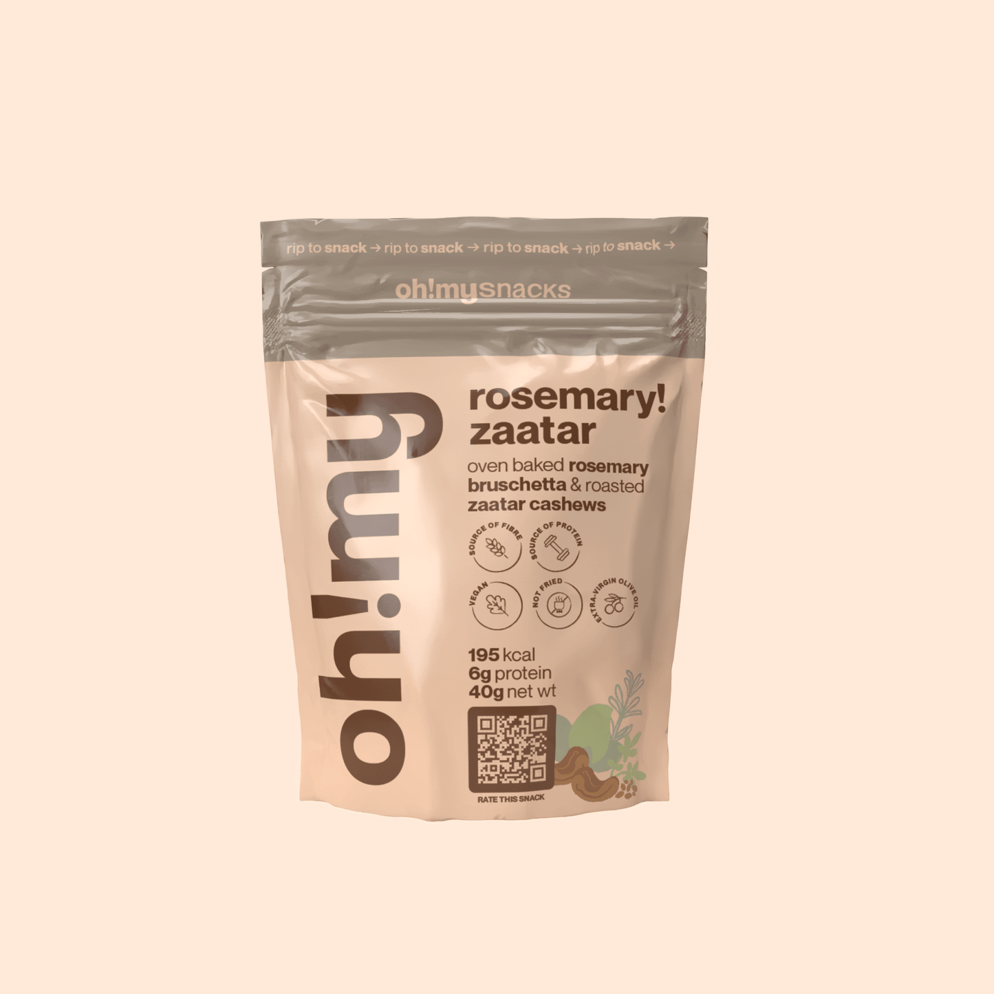 salty fusion rosemary zaatar - Oh!My Snacks