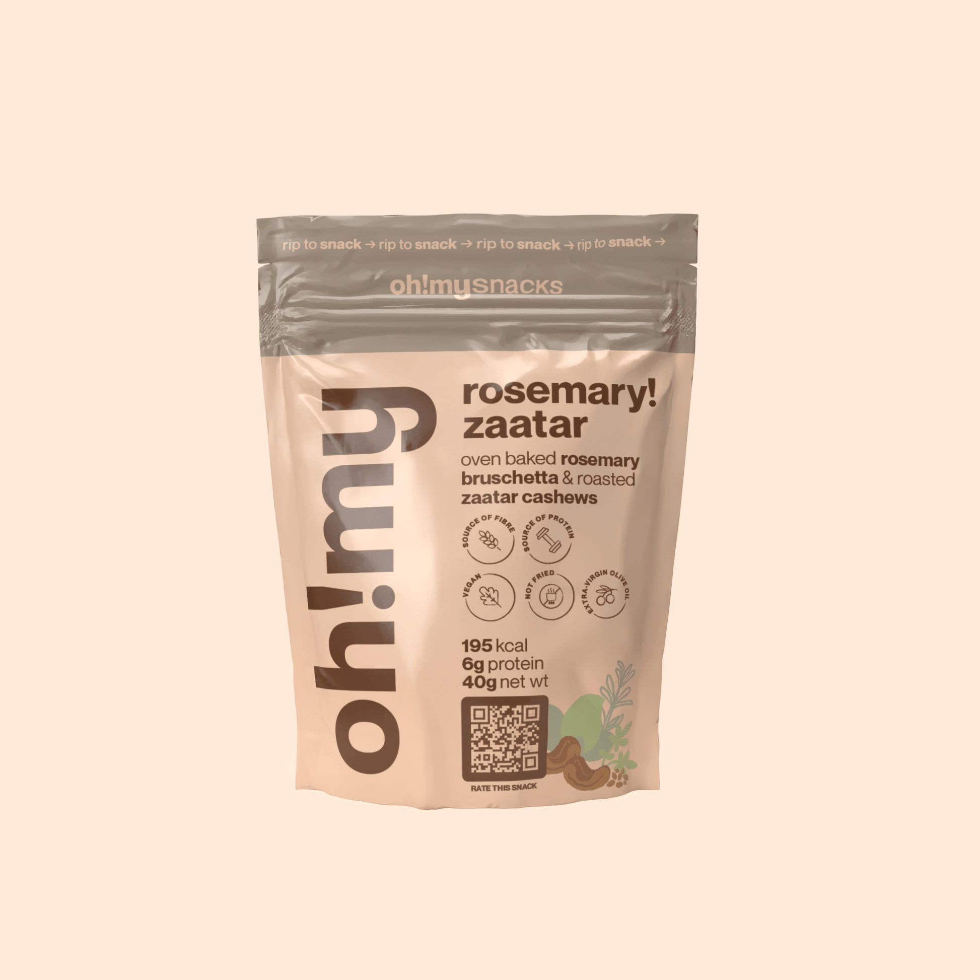 salty fusion rosemary zaatar - Oh!My Snacks