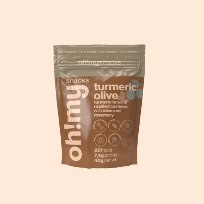 Salty Fusion Turmeric Olive - Oh!My Snacks