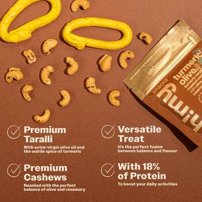Salty Fusion Turmeric Olive - Oh!My Snacks