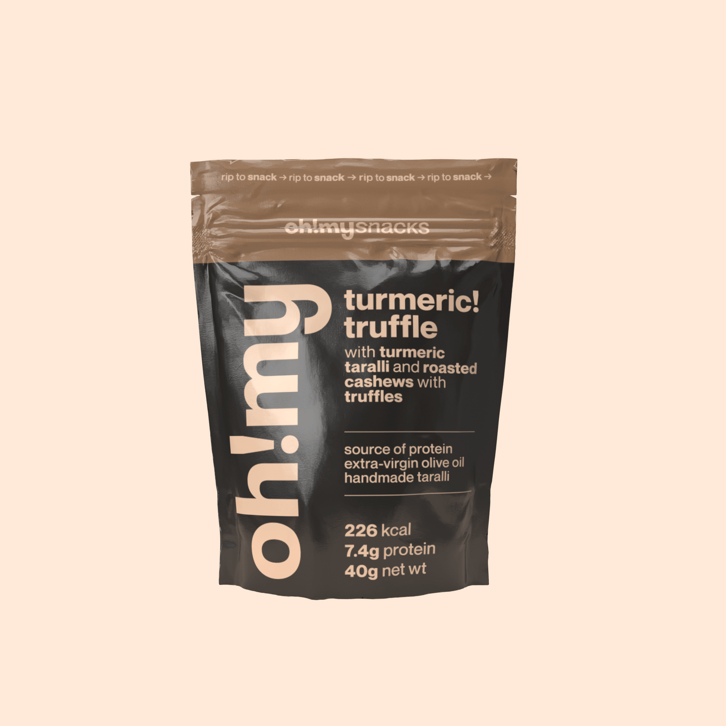 Salty Fusion Turmeric Truffle - Oh!My Snacks
