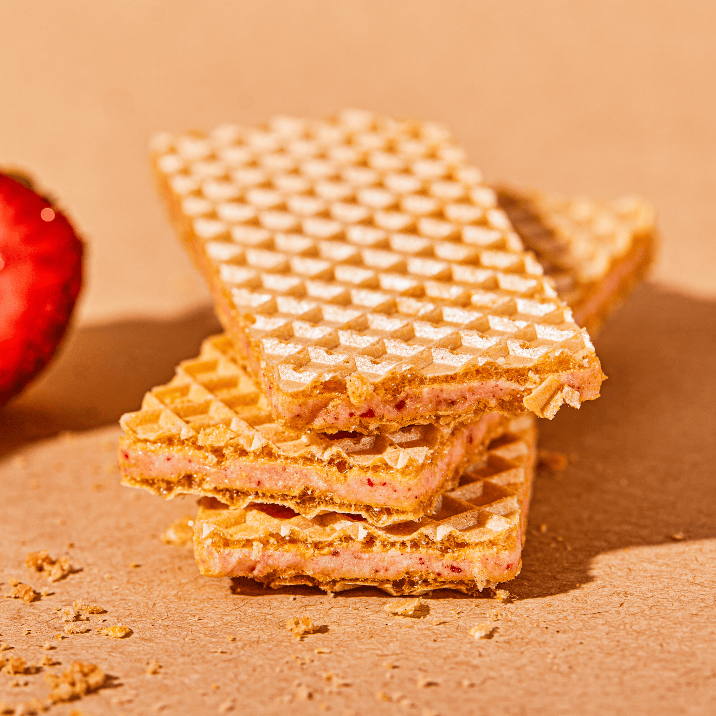 Wafers Strawberry - Oh!My Snacks