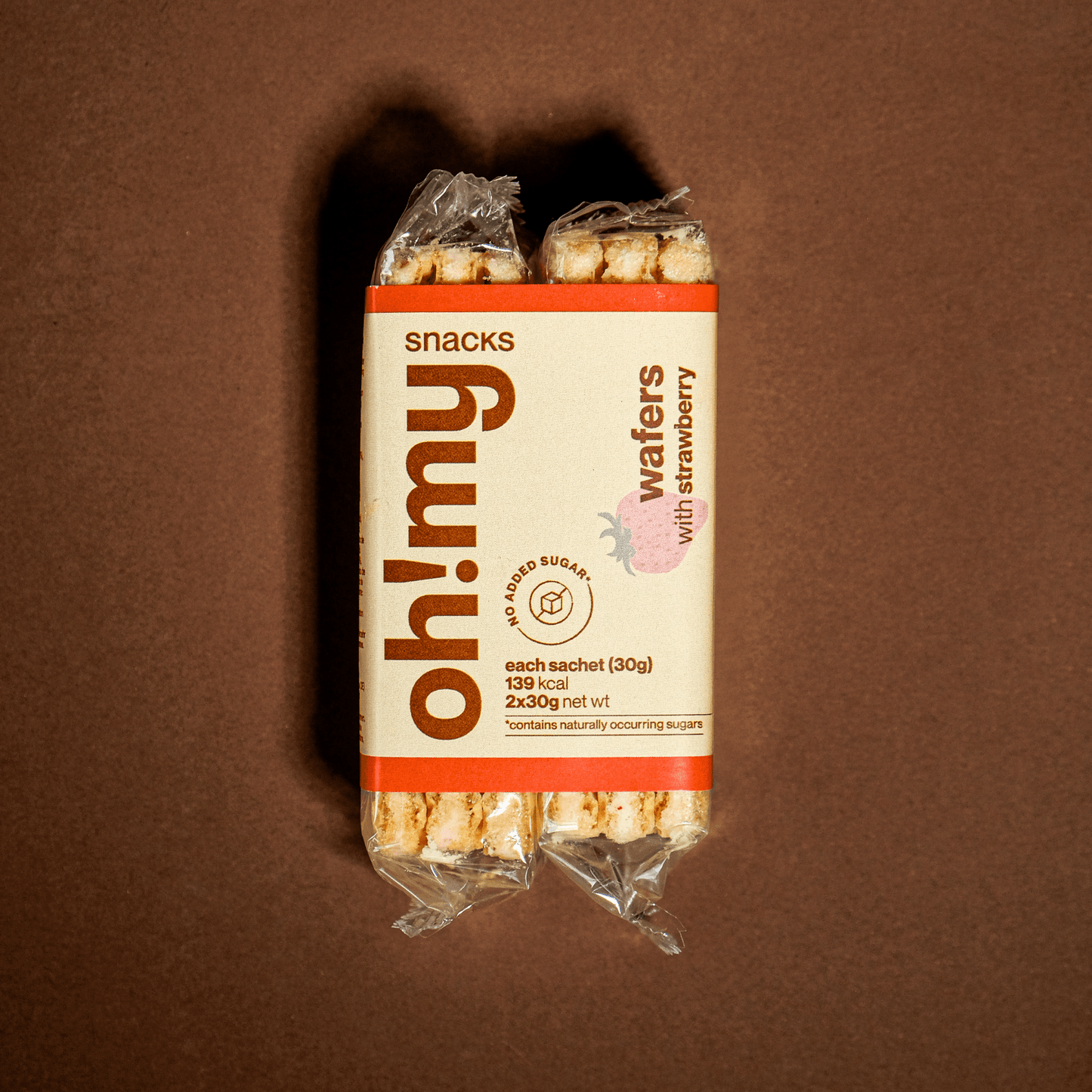 Wafers Strawberry - Oh!My Snacks