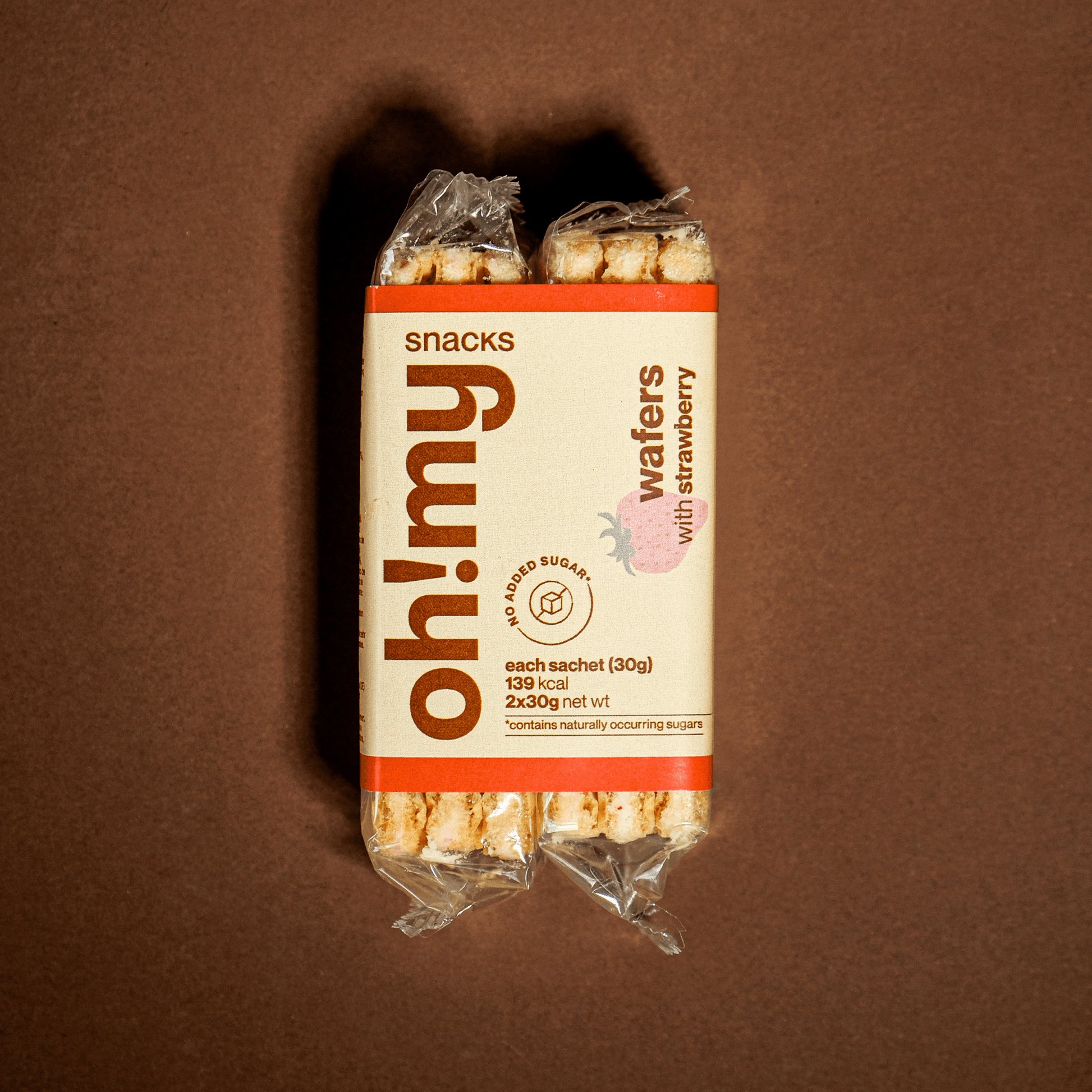Wafers Strawberry - Oh!My Snacks